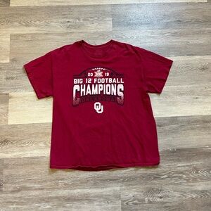 OU Football Big 12 Champions T-Shirt XL